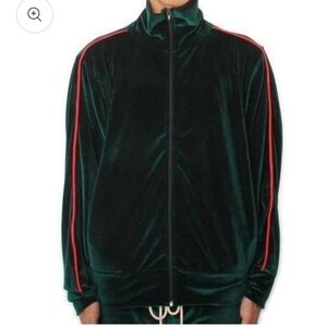 EPTM Men's Velour Track Jacket  Size L